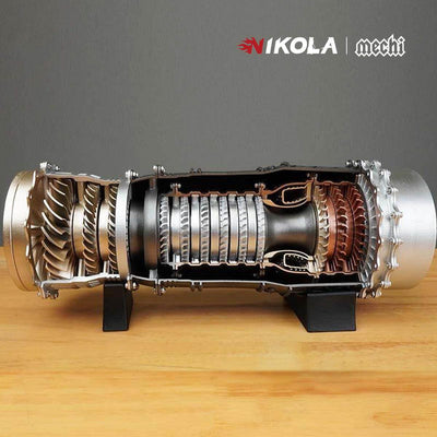 WS-15 Fighter Turbofan Engine Model DIY Assembly Kits 150+ PCS