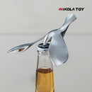 NIKOLATOY™ Metal bird bottle opener, tumbler, balance bird