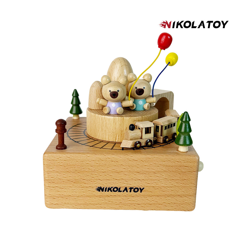 NIKOLATOY™ Wooden Art Music Box - Roller Coaster Series