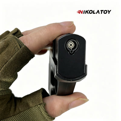 Gun Type Cigarette Lighter With 3 Replaceable Magazine Clips