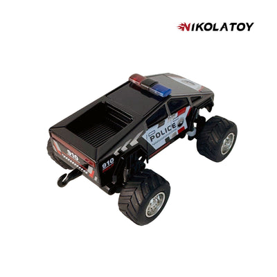 1:64 Police Cybertruck Remote Control Car