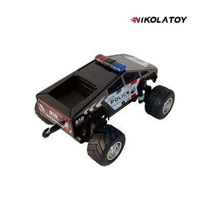 1:64 Police Cybertruck Remote Control Car