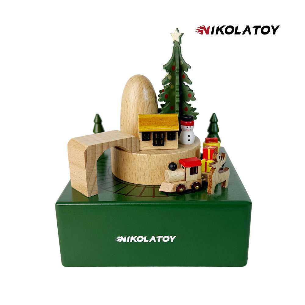 NIKOLATOY™ Wooden Art Music Box - Roller Coaster Series