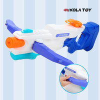 NikolaToy™Bow shaped folding 3 shooting water gun