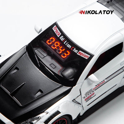 GTR Car Alarm Clock with Engine Sound & Light Mist