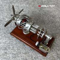 Aircraft model Stirling engine model - Nikola Toy