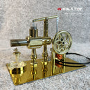 Stirling engine model - power generation+LED light - Nikola Toy