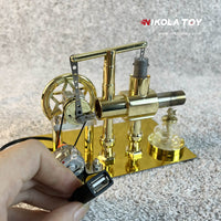 Stirling engine model - power generation+LED light - Nikola Toy