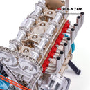 TECHING L4 Car Engine Model Full Metal Assembling Four-cylinder Building Kits - Nikola Toy