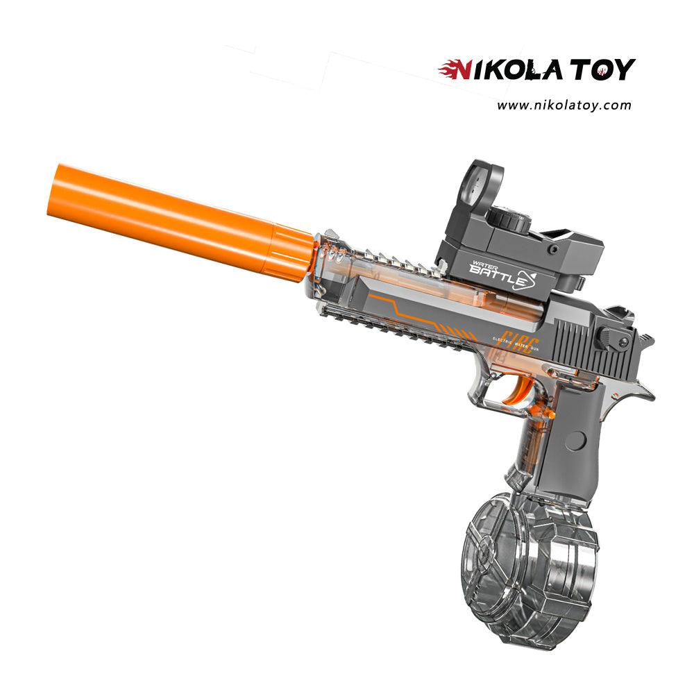 High performance black electric Desert Eagle water gun - Nikola Toy