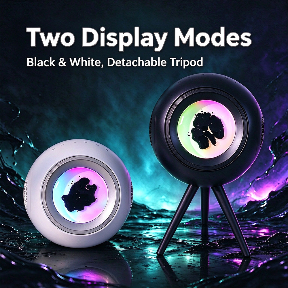 Tripod Stand Magnetic Fluid Bluetooth Speaker