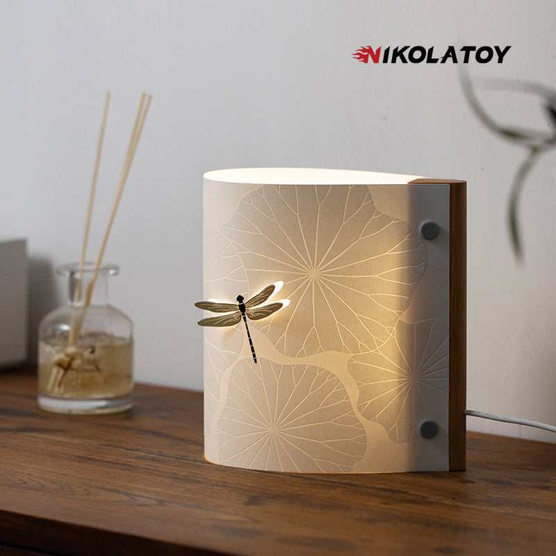 Dragonfly Glow Paper Lamp