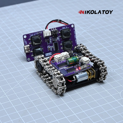 Mini Programmable Metal RC Robot Tank