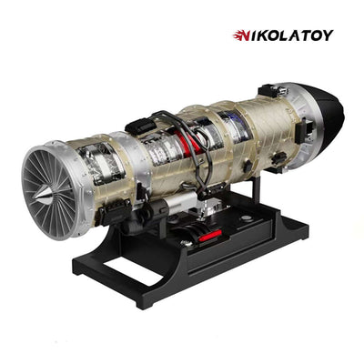 Turbofan Engine Model Kit that Works F35 Military Fighter Jet Engine Kits 600+PCS