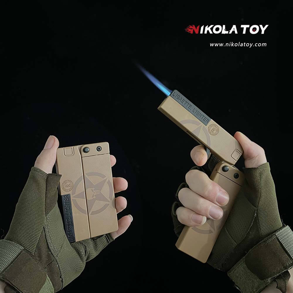 NikolaToy™ Folding Pocket Cigarette Box Lighter