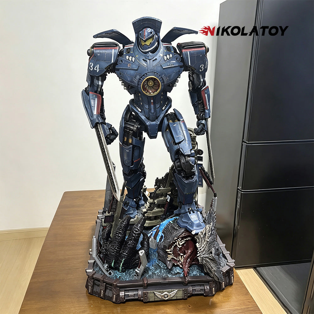 Pacific Rim Gipsy Danger P15 Mechanical Action LED Illuminated Figure Statue