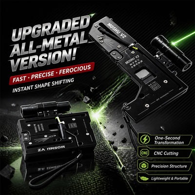 MOSHU V2 Tactical Pocket Folding Metal Slingshot