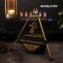 NIKOLATOY®Anubis Rule Decision making Incense Burner