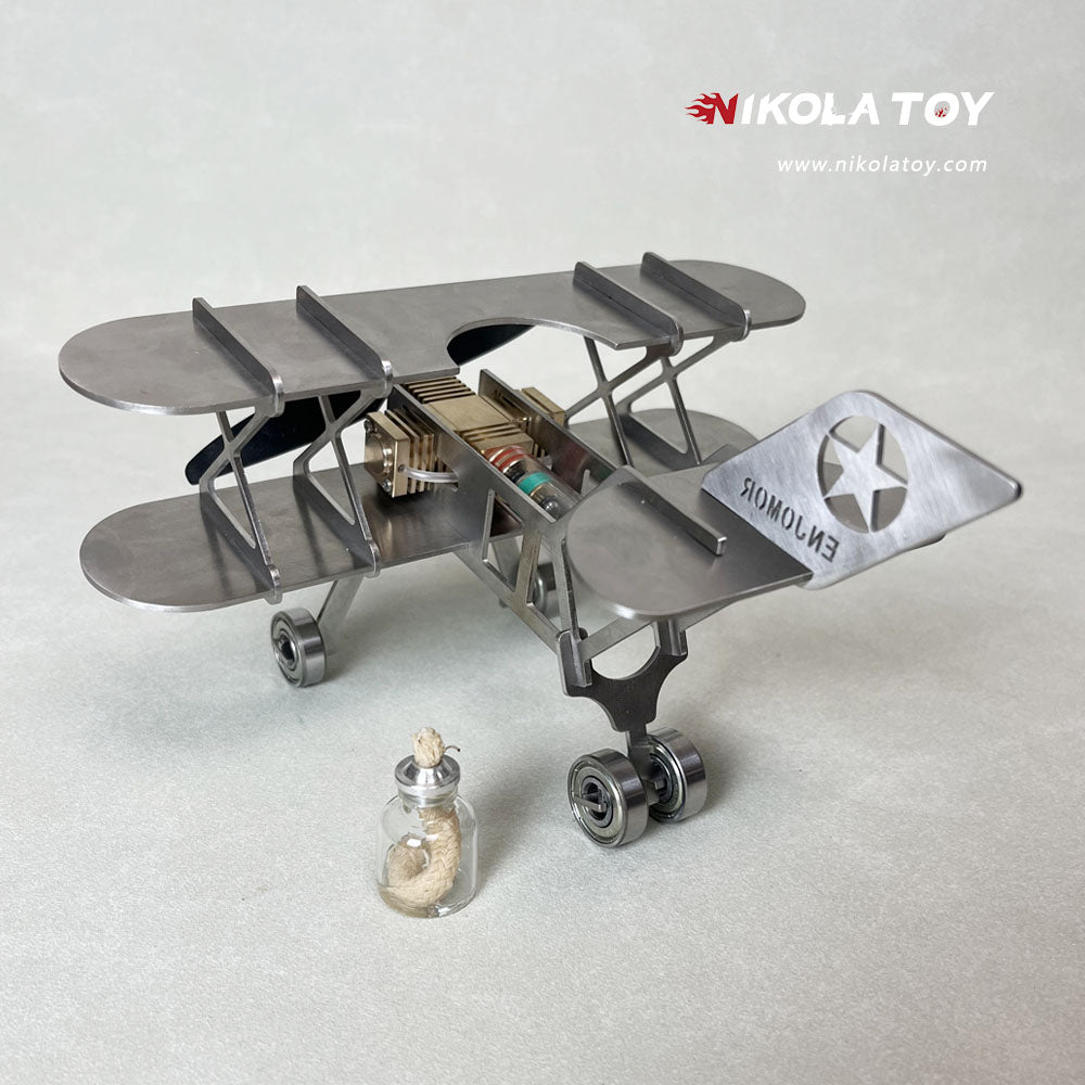 Stirling Engine - Upgraded Model aircraft - Nikola Toy