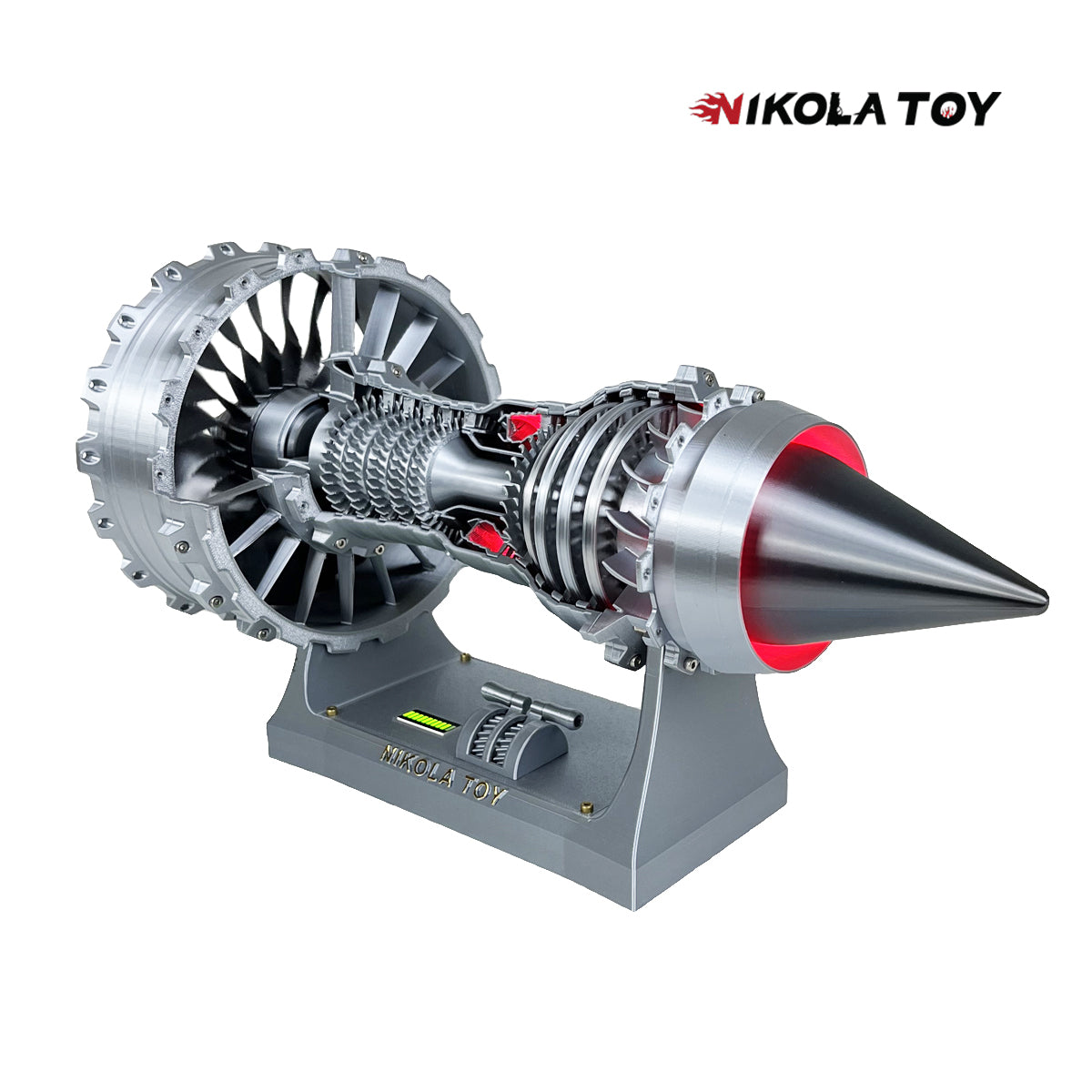 NikolaToy™ Final version of Rolls Royce Trent 900 turbofan engine model (40cm/15.7in)