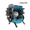 NikolaToy™ TECHING L4 Car Engine Model Full Metal Assembling Four-cylinder Building Kits