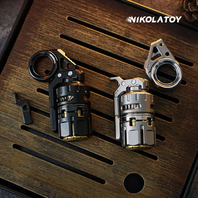 Multi functional Titanium Alloy EDC Toy Doombringer Grenade