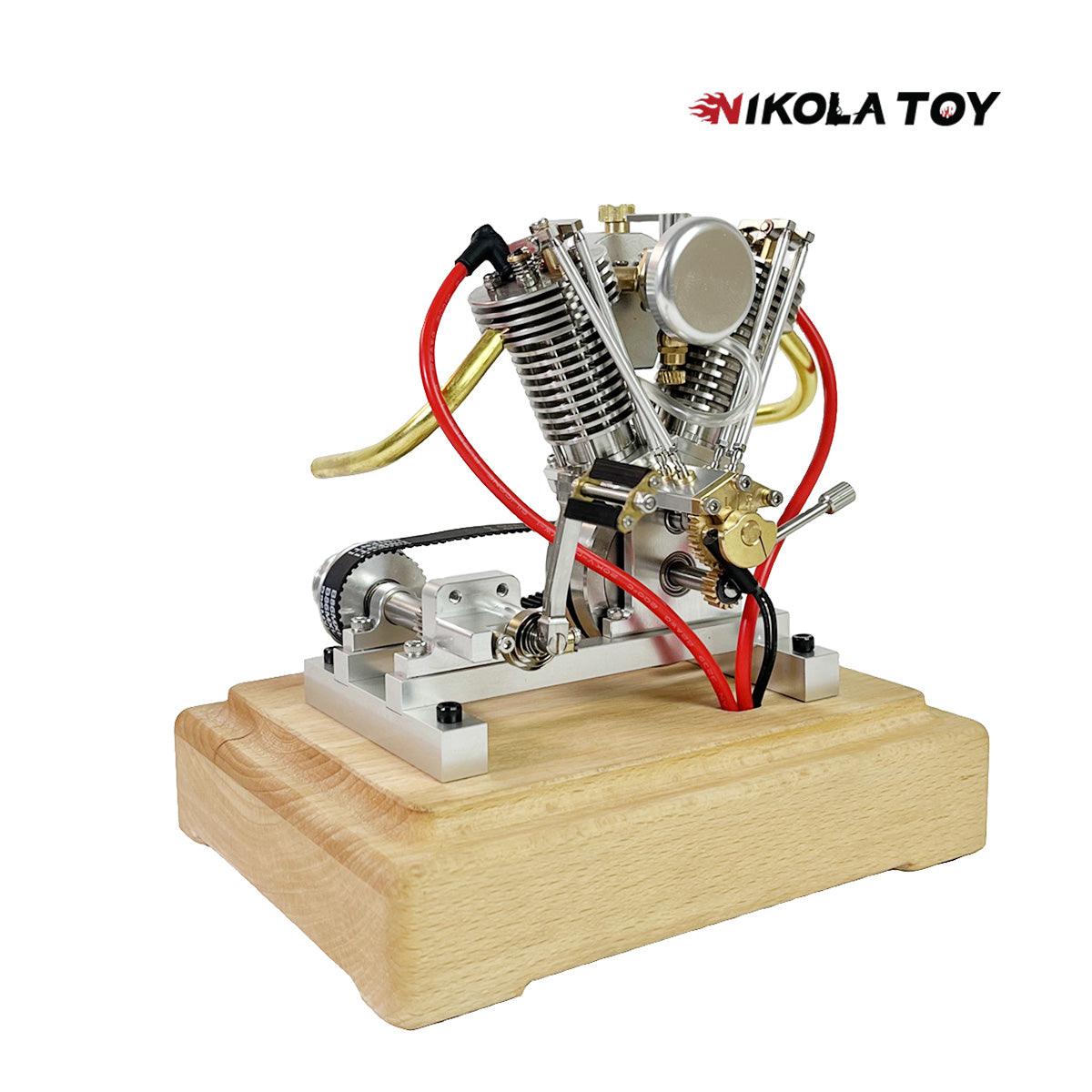 NikolaToy™ Miniature Harley Davidson V2 Real Engine Model