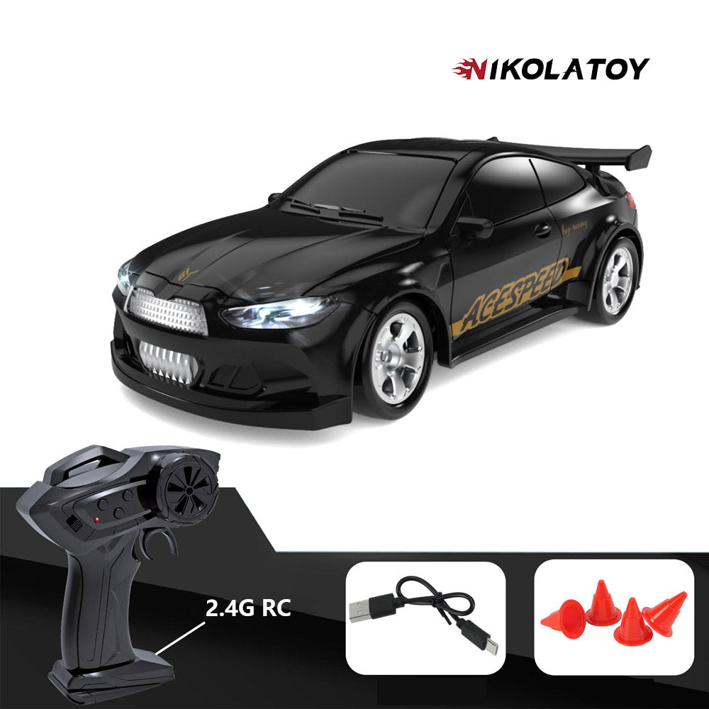 NIKOLATOY™ Miniature 1/64 four-wheel drive remote control stunt drifting car - BMW M4