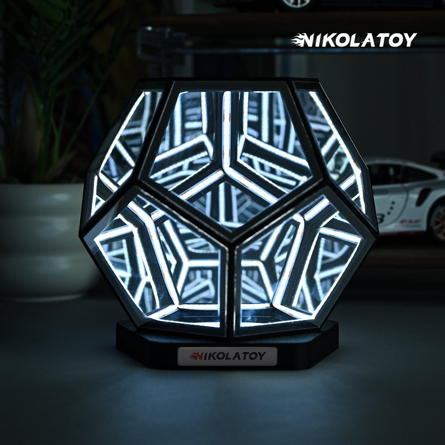 NIKOLATOY®Infinite Space Abyss Dodecahedron Night Lamp