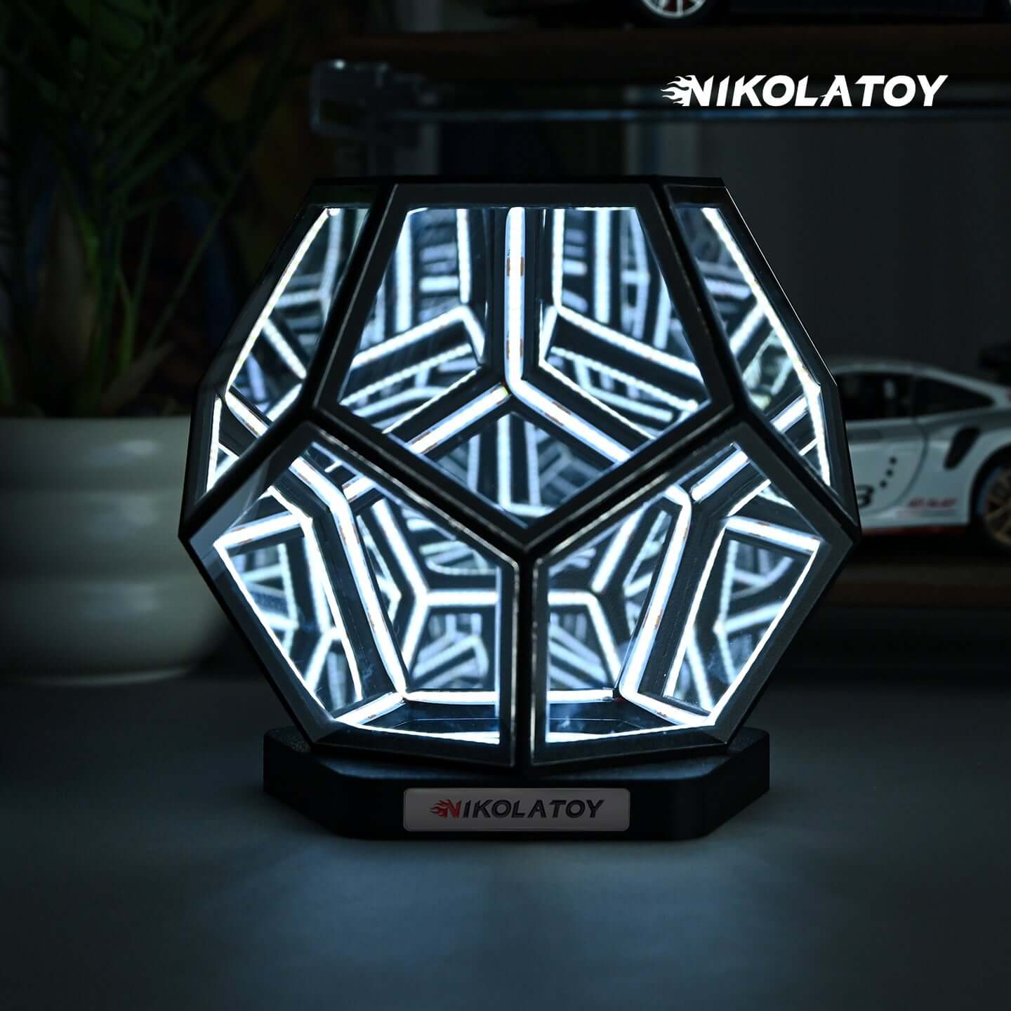 Infinite Space Abyss Dodecahedron Night Lamp