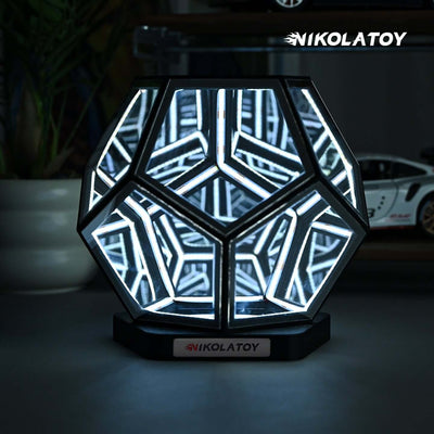 Infinite Space Abyss Dodecahedron Night Lamp