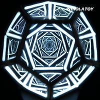 NIKOLATOY®Infinite Space Abyss Dodecahedron Night Lamp