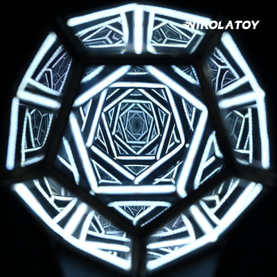 Infinite Space Abyss Dodecahedron Night Lamp