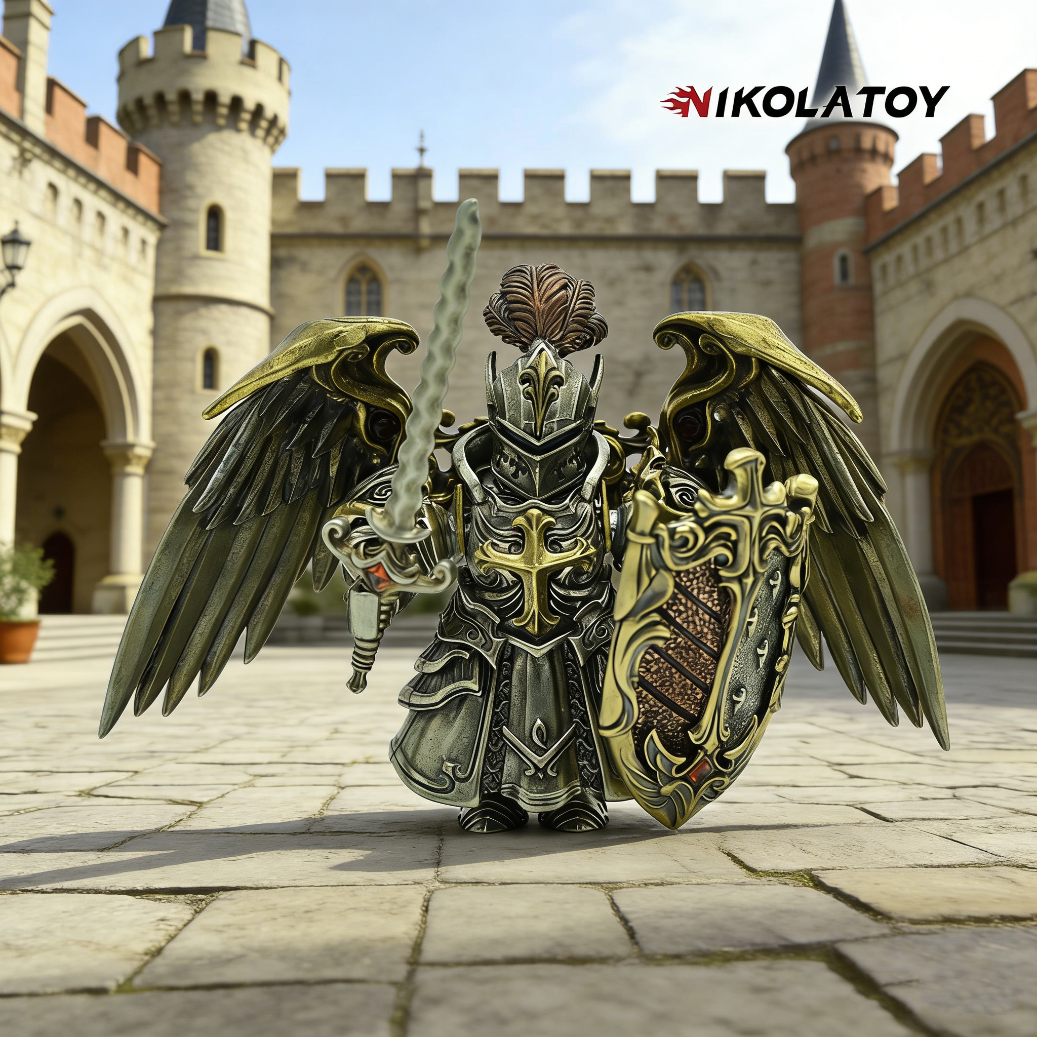 Creative Handmade Pure Copper Magnetic Assembly Toy Desktop Corps Series