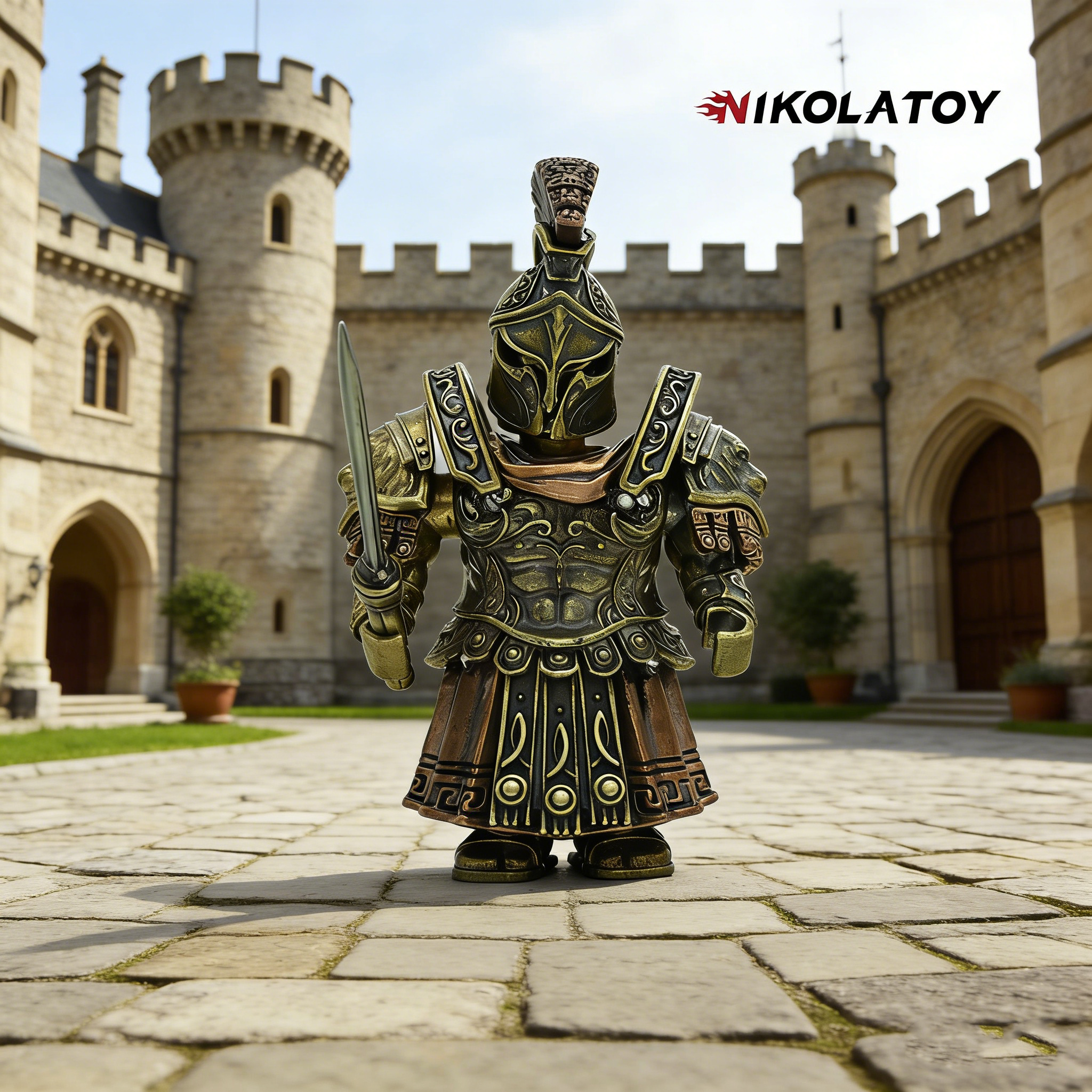 Creative Handmade Pure Copper Magnetic Assembly Toy Desktop Corps Series