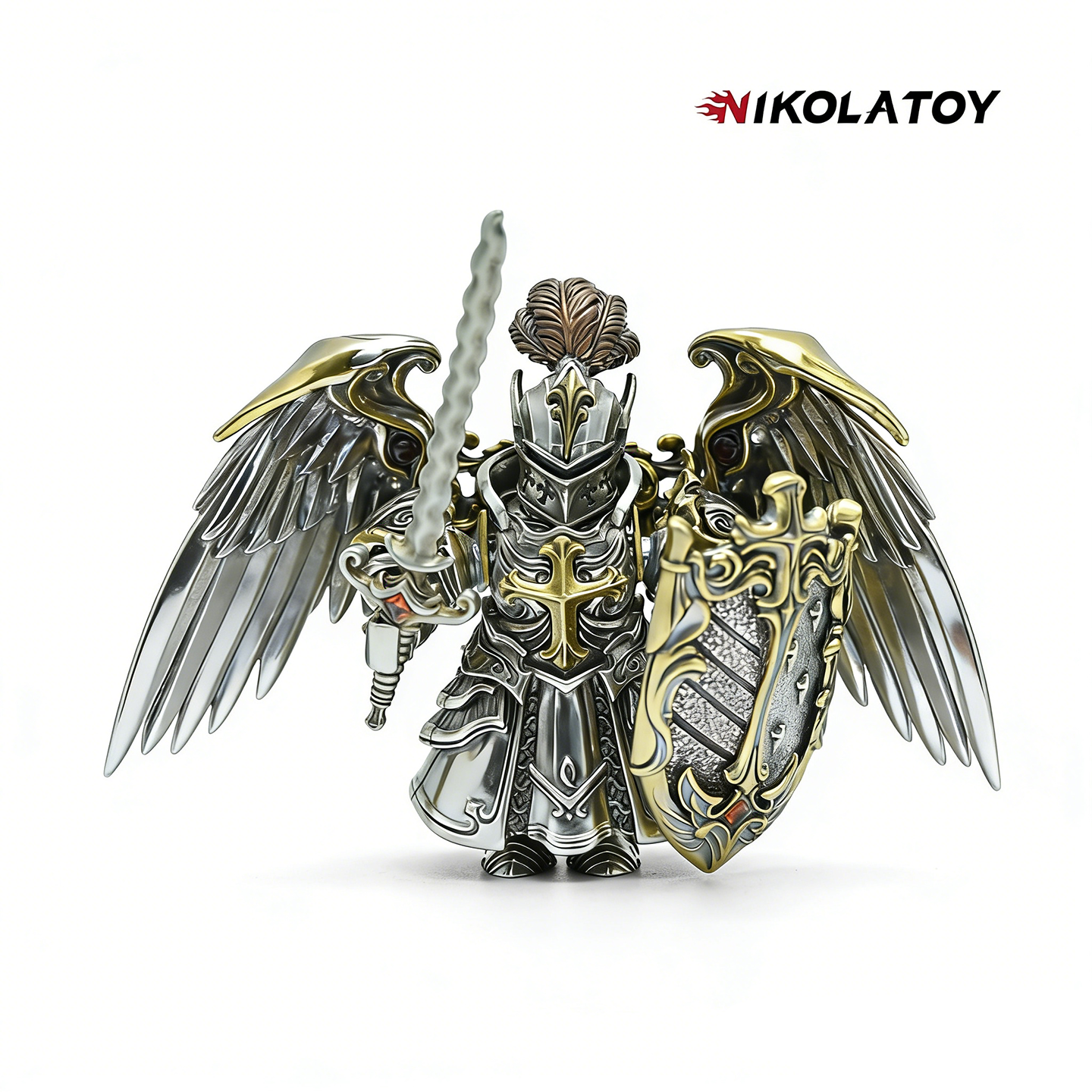 Creative Handmade Pure Copper Magnetic Assembly Toy Desktop Corps Series