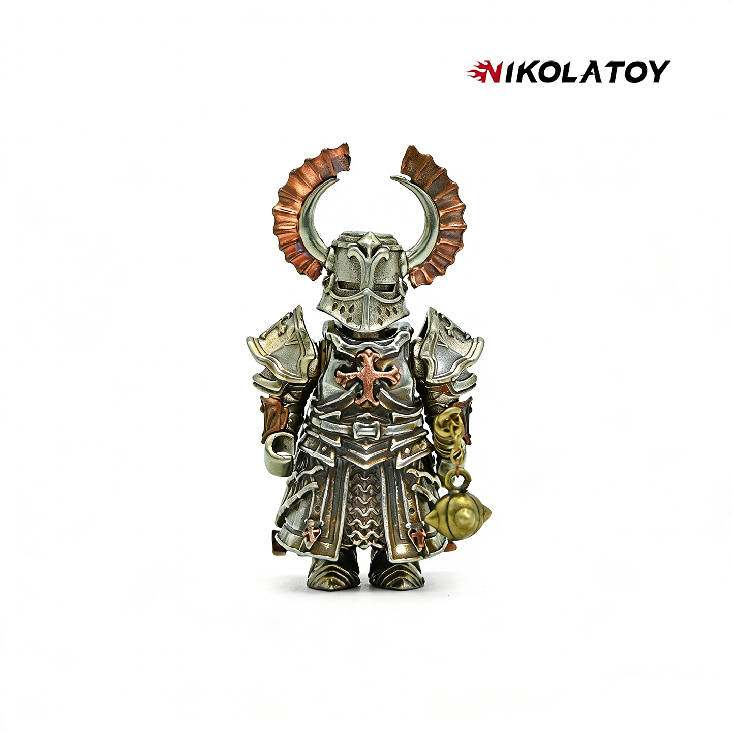 Creative Handmade Pure Copper Magnetic Assembly Toy Desktop Corps Series