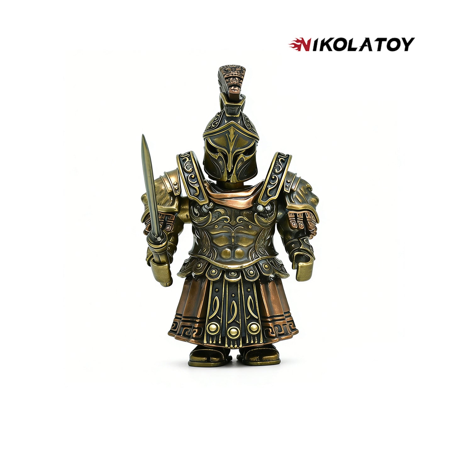 Creative Handmade Pure Copper Magnetic Assembly Toy Desktop Corps Series