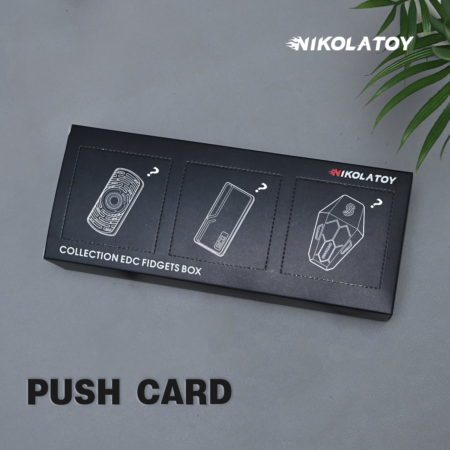 Push Card Fidgets Toy Poking Lottery - 3Pack