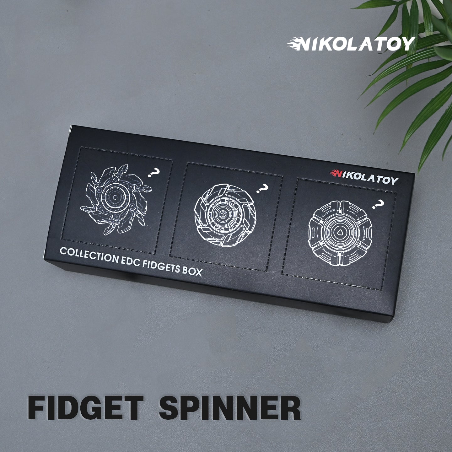 Fidgets Spinner Toy Poking Lottery - 3Pack