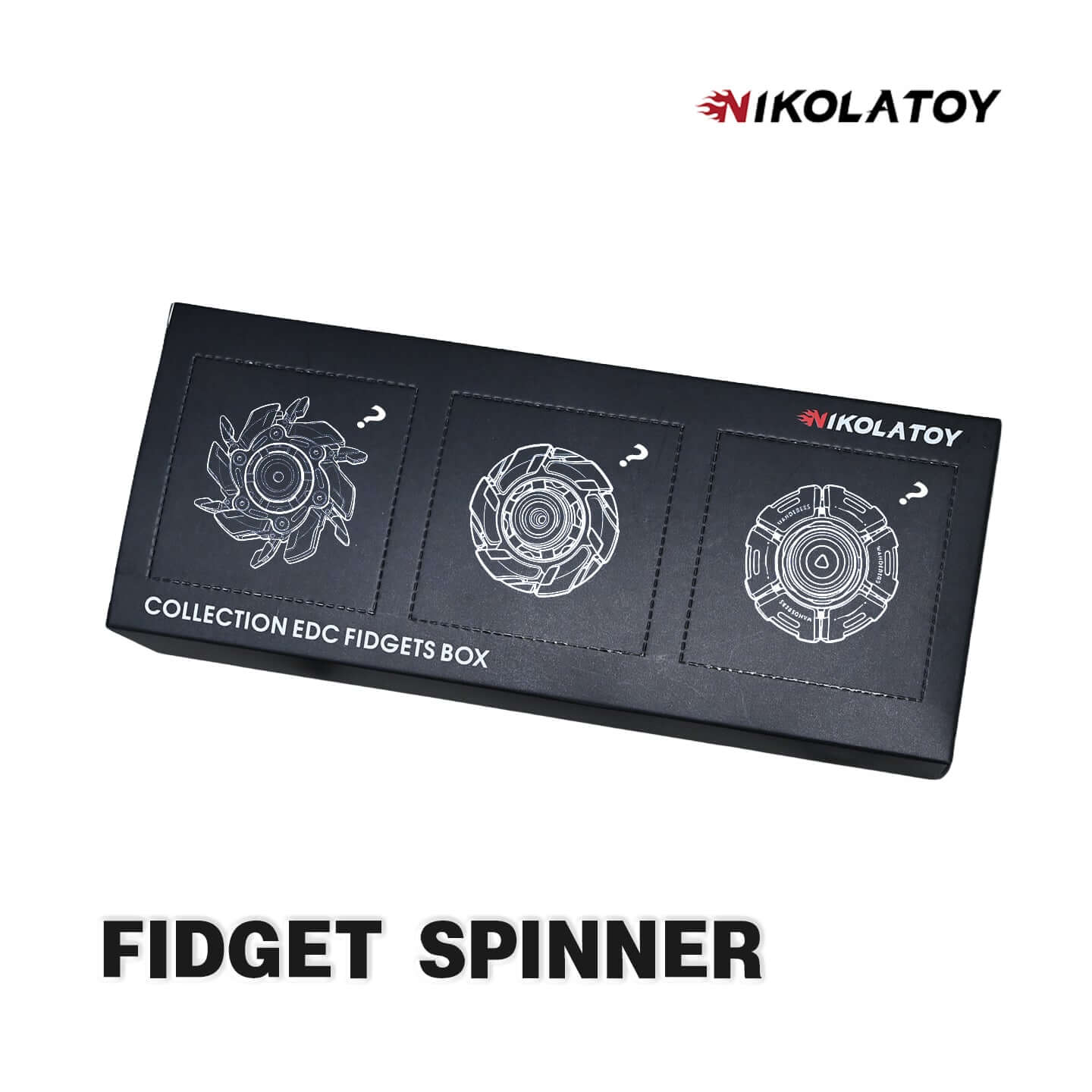 Fidgets Spinner Toy Poking Lottery - 3Pack