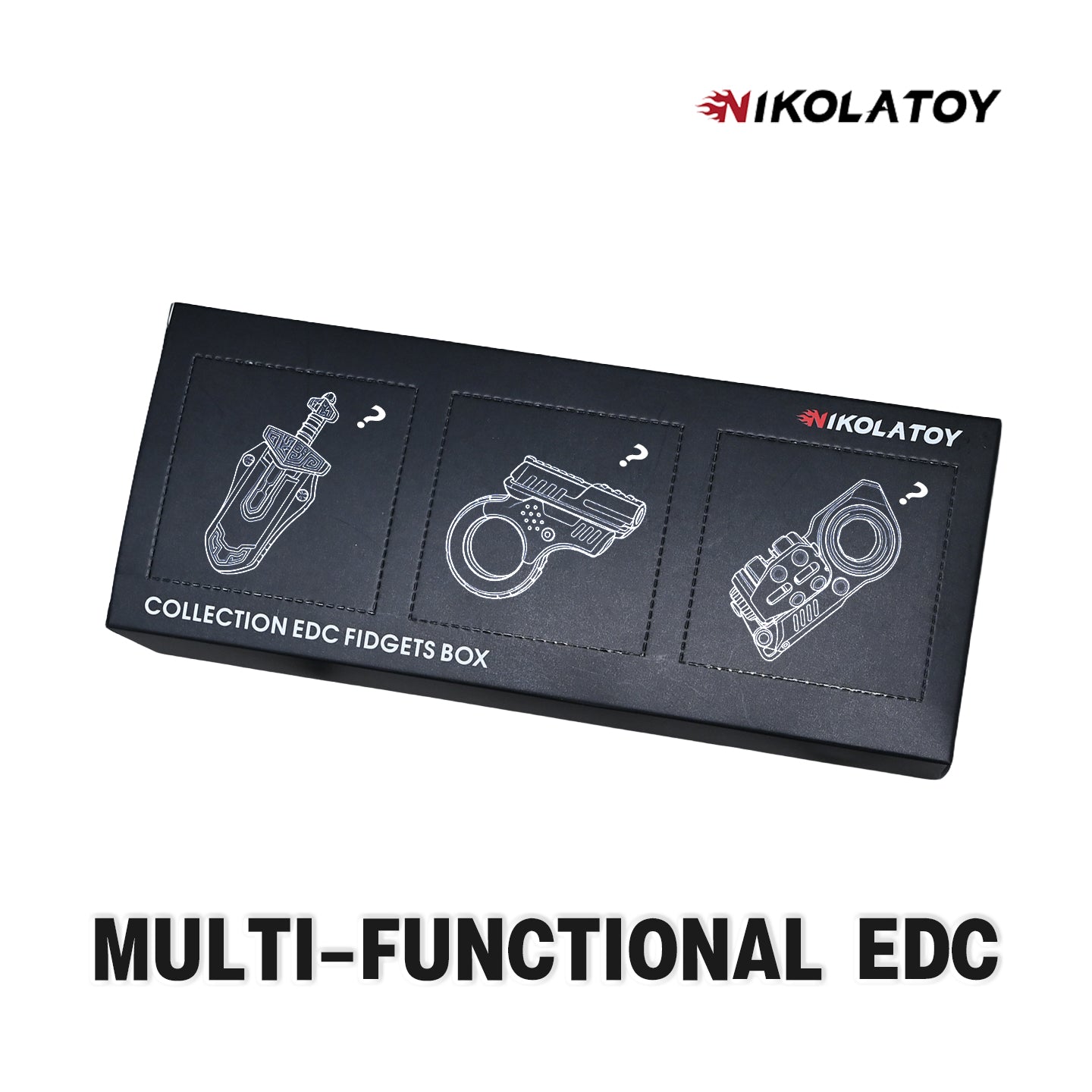 Multi-Functional Fidgets Toy Poking Lottery - 3Pack