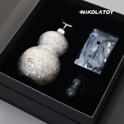 Limited Edition Titanium Gourd Thermos Bottle EDC Gift Box