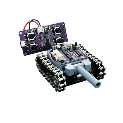 Mini Programmable Metal RC Robot Tank