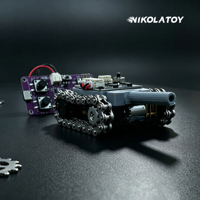 Mini Programmable Metal RC Robot Tank