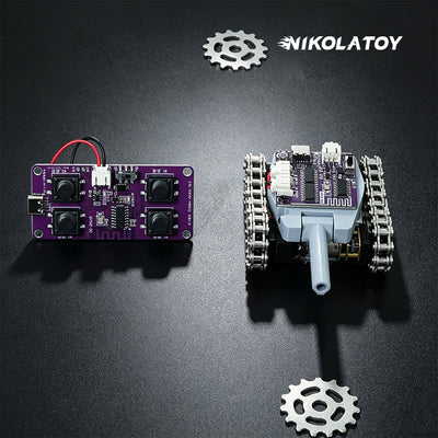 Mini Programmable Metal RC Robot Tank