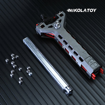 Mechanical‑3 CNC Aluminum Quick‑Load Slingshot High‑Precision Outdoor Recreational Catapult