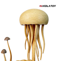 NIKOLATOY™ Wooden Art Desktop Ornament - Jellyfish