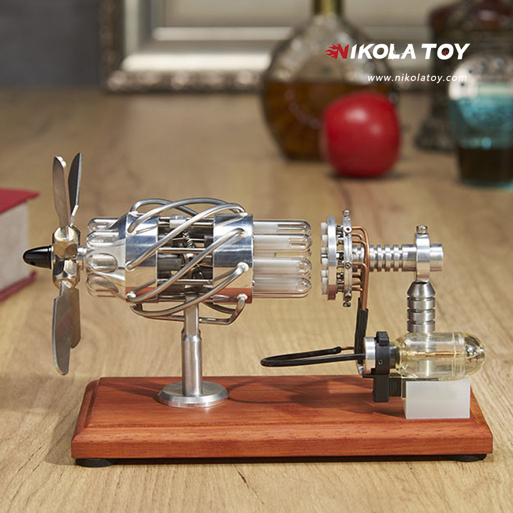 Aircraft model Stirling engine model - Nikola Toy