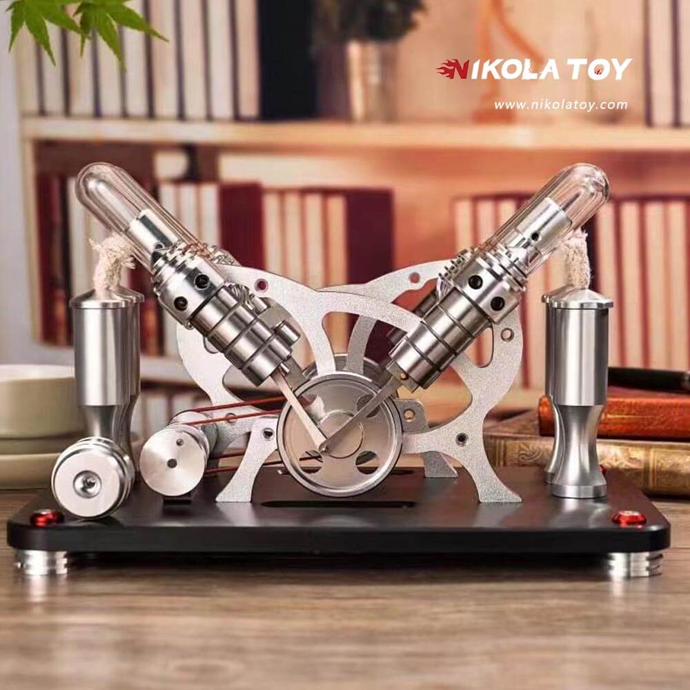 Stirling Engine V4 Model
